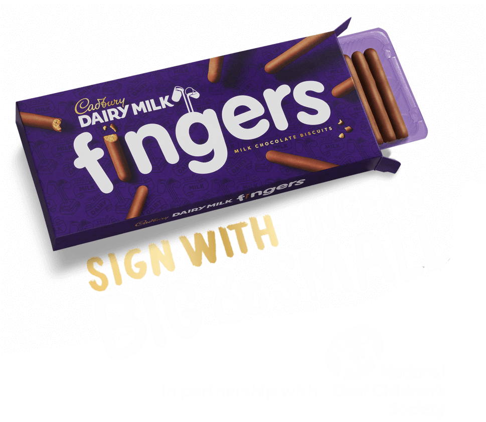 Cadbury Dairy Milk Fingers | Sign With Fingers Big & Small